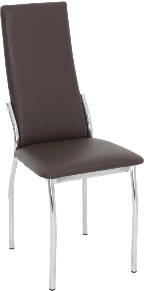 Стул Асти, мягкий, батлер 06, экокожа, хром каркас