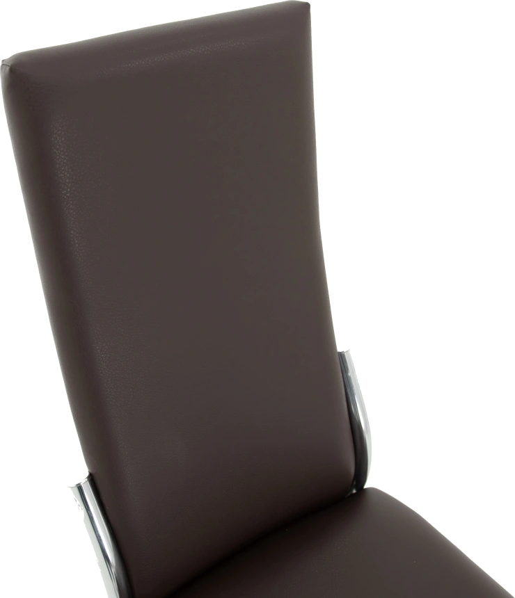 Стул Асти, мягкий, батлер 06, экокожа, хром каркас