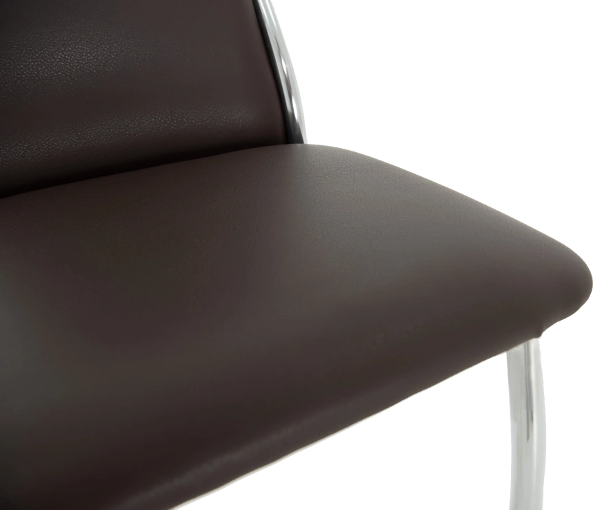 Стул Асти, мягкий, батлер 06, экокожа, хром каркас