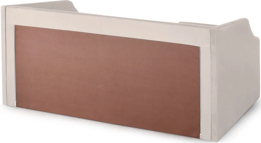 Кровать односпальная Дрим СТАНДАРТ, велюр Мора бежевый