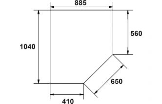 Шкаф угловой левый Орион, распашной для одежды, Ясень шимо светлый/Лён