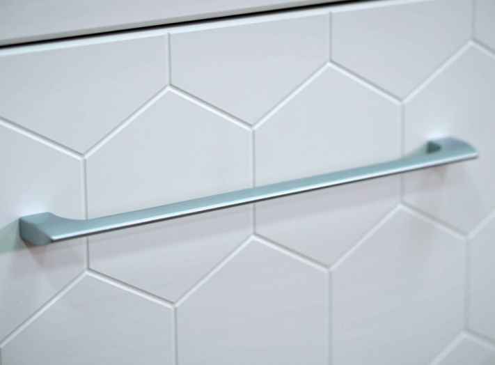 Шкаф двухдверный Мариус М-01, распашной для одежды, дуб баррик / белый матовый