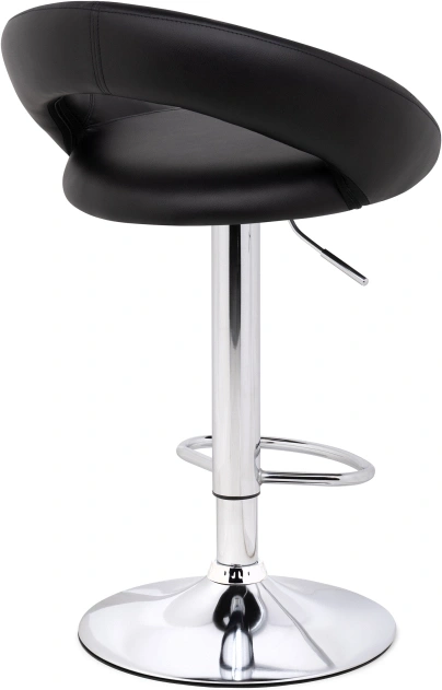 Барный стул Oazis, черный / хром