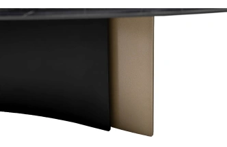 Журнальный стол 58DB-A19325STOL/ZH, 136x83x28, МДФ, черный мрамор / черный