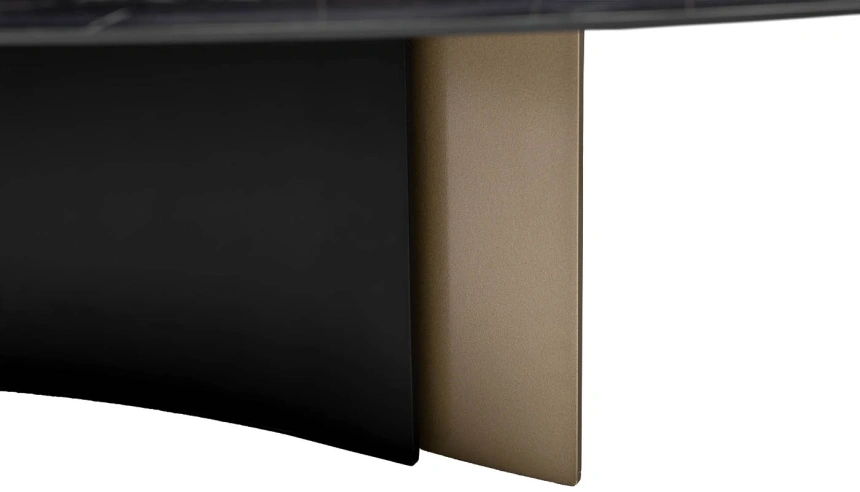 Журнальный стол 58DB-A19325STOL/ZH, 136x83x28, МДФ, черный мрамор / черный