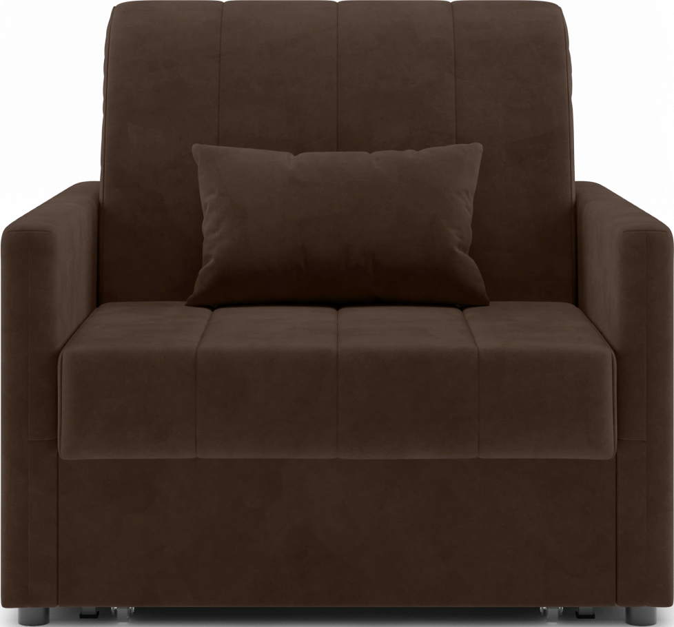 Кресло-кровать Хилтон 80, модель 139, Ultra Chocolate (шоколад) / венге