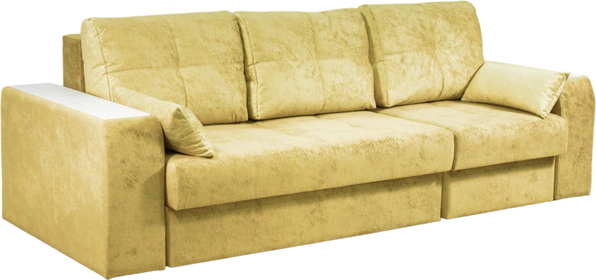 Диван прямой Остин 2, Siesta beige, декор Рамух белый