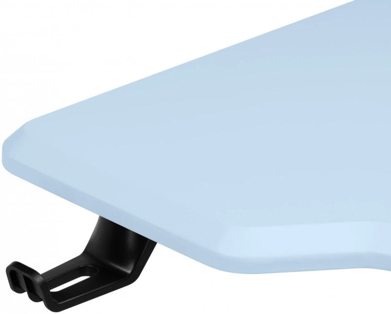 Стол компьютерный Маркос, 120, с механизмом подъема, голубой / черный