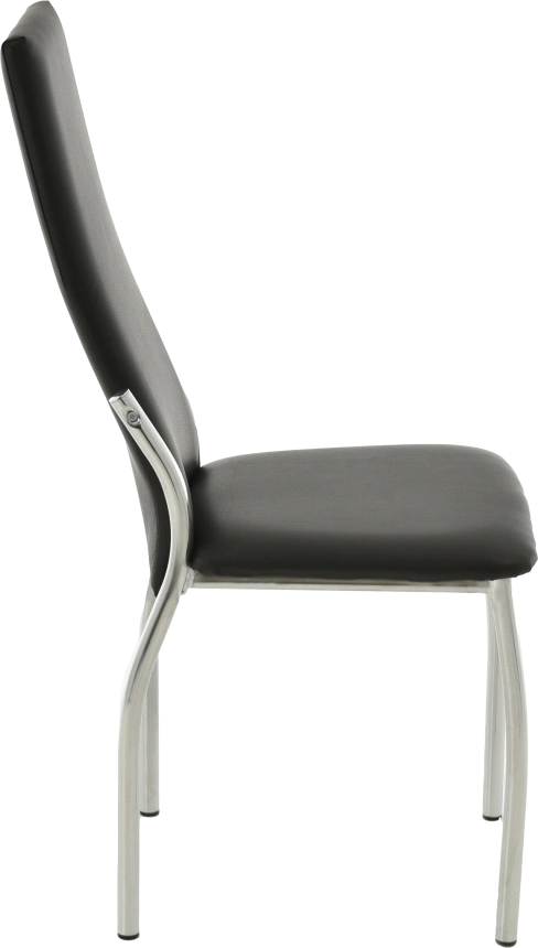 Стул Асти, мягкий, Батлер 07, экокожа, хром каркас