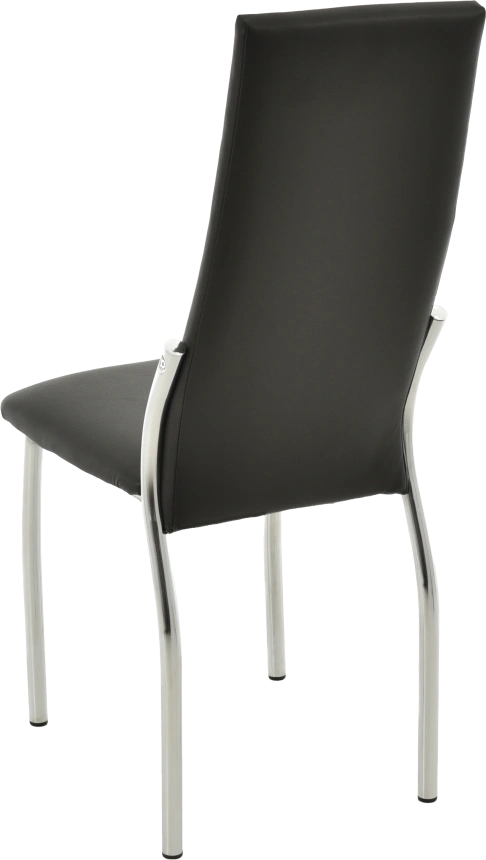 Стул Асти, мягкий, Батлер 07, экокожа, хром каркас