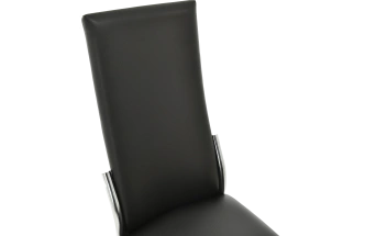 Стул Асти, мягкий, Батлер 07, экокожа, хром каркас