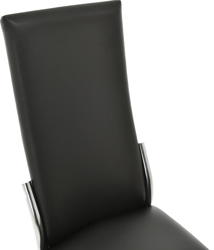 Стул Асти, мягкий, Батлер 07, экокожа, хром каркас