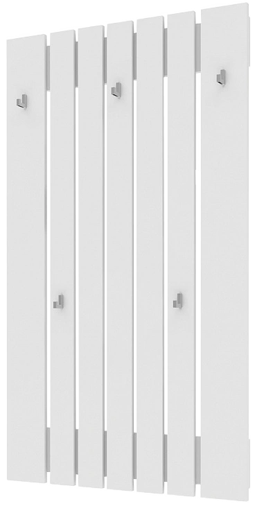 Модульная прихожая Лофт 117.11, с большой вешалкой, белый 