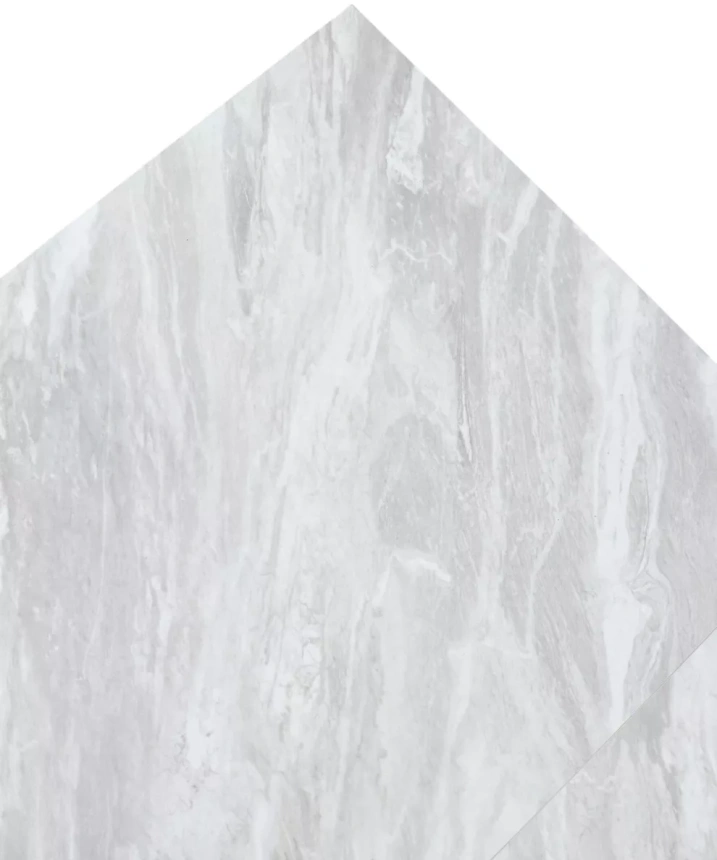 Кухонный раздвижной стол TME-6931 MBH, белый мрамор / BB темный орех 