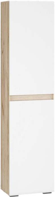 Модульная гостиная Алетра, комплектация 2, дуб крафт серый / глянец белый 