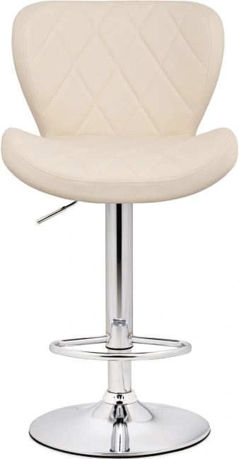 Барный стул Porch, бежевый / хром