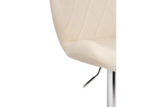 Барный стул Porch, бежевый / хром