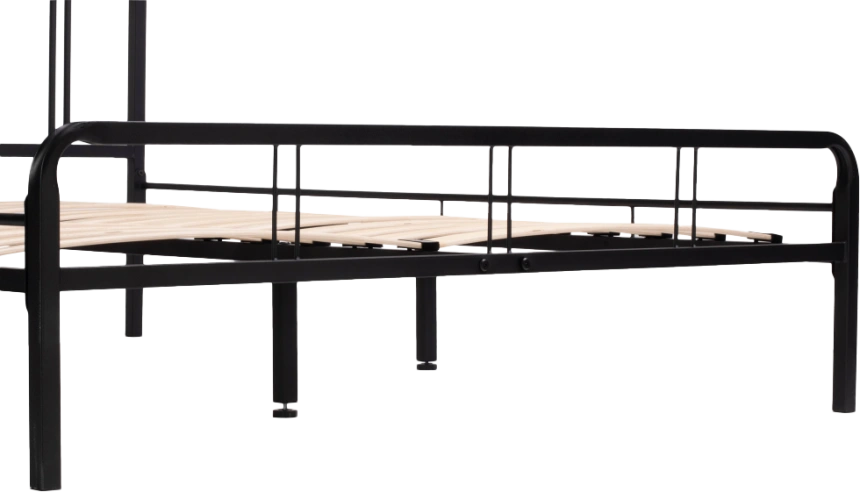 Кровать Рейк, 120x200, черная