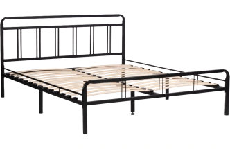 Кровать Рейк, 120x200, черная