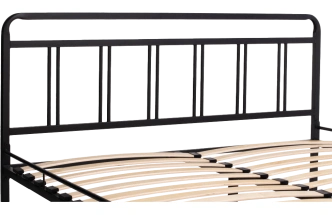 Кровать Рейк, 120x200, черная