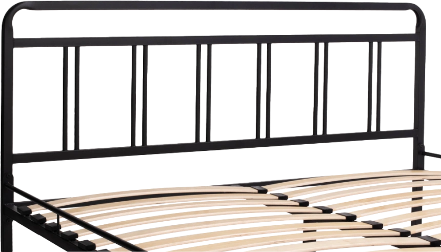 Кровать Рейк, 120x200, черная