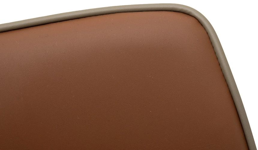 Барный стул 163YH-16995, экокожа, терракота / бежевый