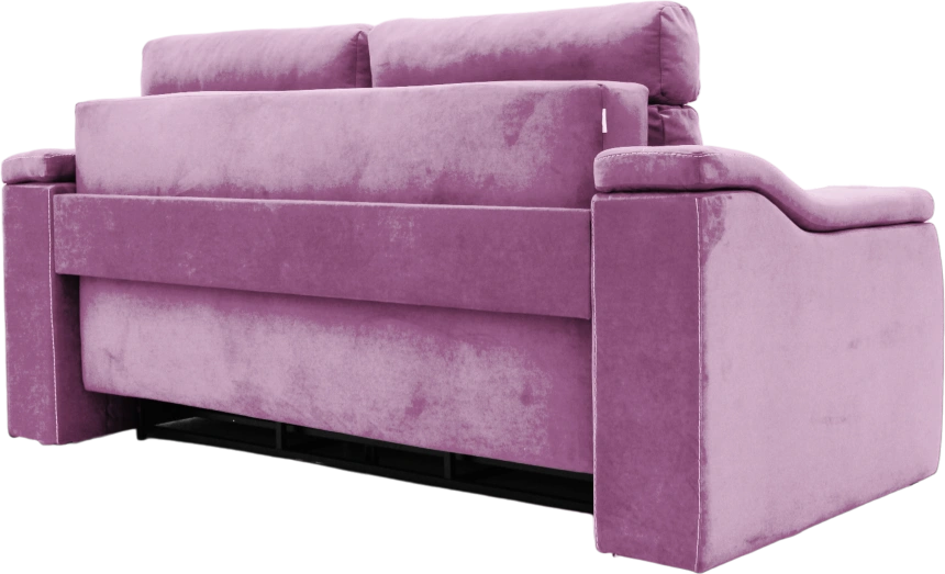 Диван прямой Бруно, Catania mist lavender, нить белая