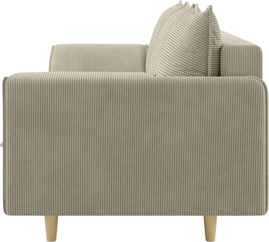 Диван прямой Оникс, модель 051, Linea Grande 25 (светло-серый)