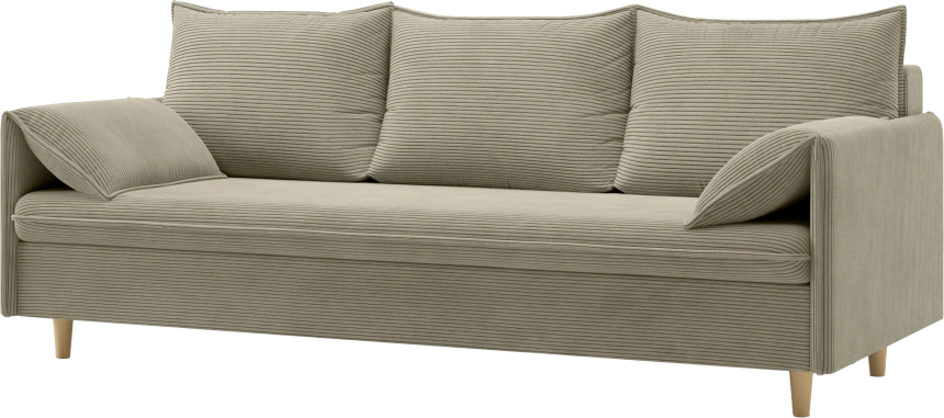 Диван прямой Оникс, модель 051, Linea Grande 25 (светло-серый)