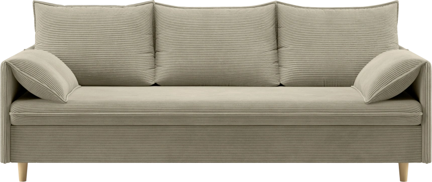 Диван прямой Оникс, модель 051, Linea Grande 25 (светло-серый)