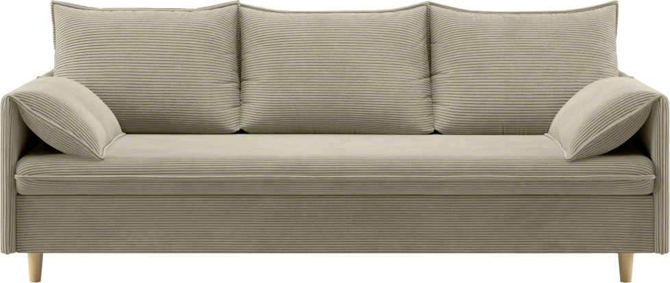 Диван прямой Оникс, модель 051, Linea Grande 25 (светло-серый)