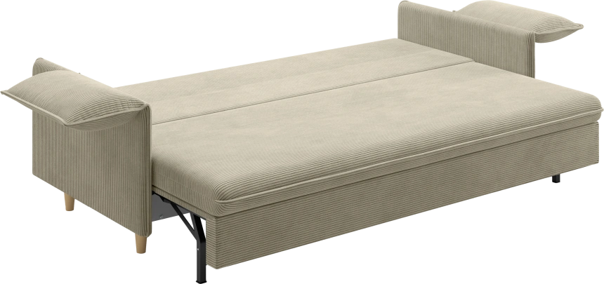 Диван прямой Оникс, модель 051, Linea Grande 25 (светло-серый)