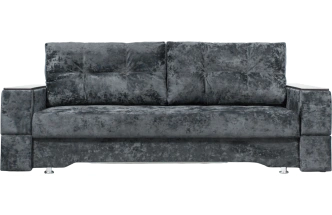 Диван прямой Атлант 2, ткань Kioto grafit, декор Венге