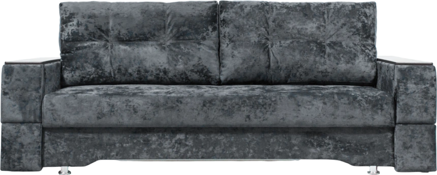 Диван прямой Атлант 2, ткань Kioto grafit, декор Венге