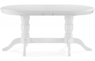 Обеденный раздвижной стол Эвклаз, белый