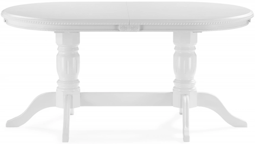 Обеденный раздвижной стол Эвклаз, белый