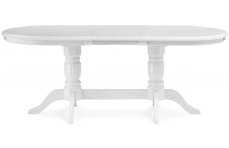 Обеденный раздвижной стол Эвклаз, белый