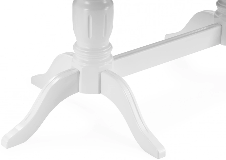 Обеденный раздвижной стол Эвклаз, белый