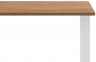 Кухонный стол Лиман, 117 x 77, дуб крафт золотой / белый матовый