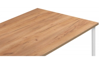 Кухонный стол Лиман, 117 x 77, дуб крафт золотой / белый матовый