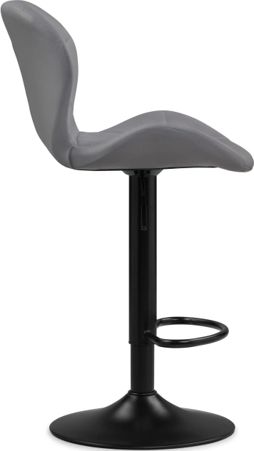 Барный стул Trio, light gray / black