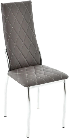 Стул Бакарди, мягкий, Батлер 06, экокожа, каркас хром