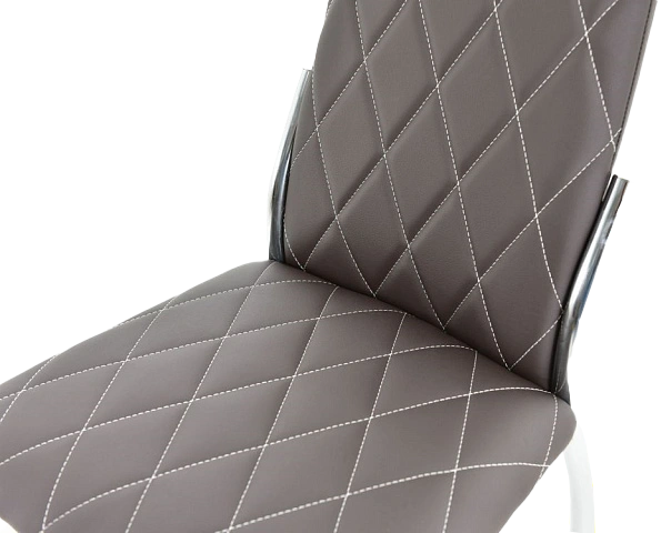 Стул Бакарди, мягкий, Батлер 06, экокожа, каркас хром