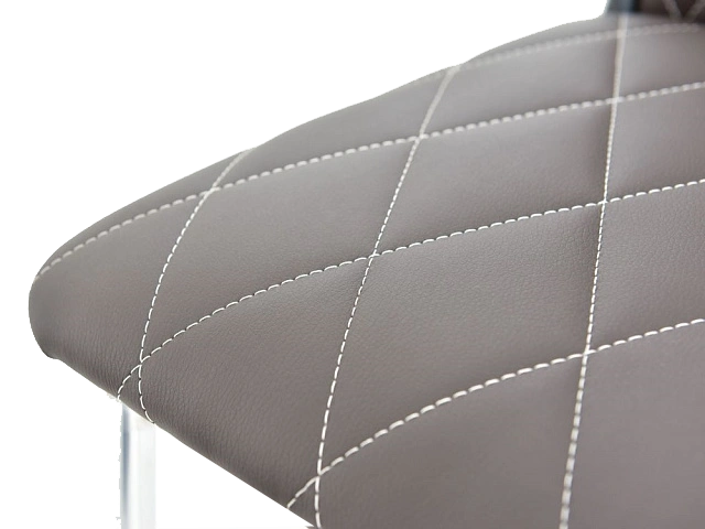 Стул Бакарди, мягкий, Батлер 06, экокожа, каркас хром