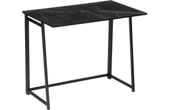 Стол компьютерный Бринг, складной, файерстоун / черный