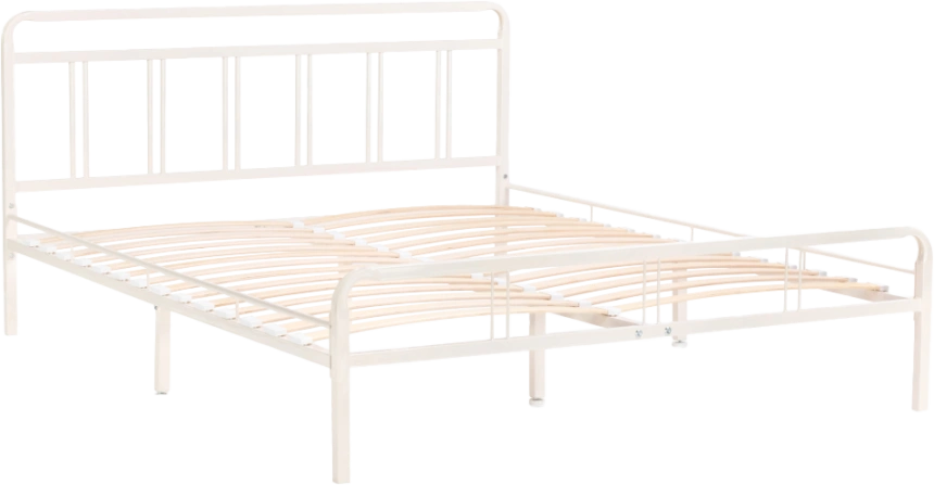 Кровать Рейк, 120x200, белая