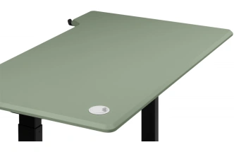 Стол компьютерный Маркос, 120, с механизмом подъема, зеленый / черный