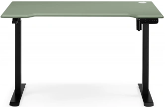 Стол компьютерный Маркос, 120, с механизмом подъема, зеленый / черный