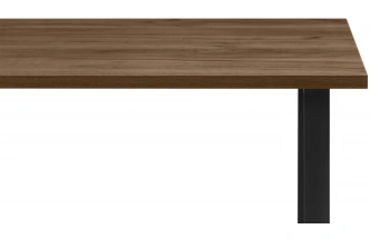 Кухонный стол Лиман, 117 х 77, дуб крафт табачный / черный матовый