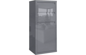 Модульная прихожая Норден 2, Серый глянец